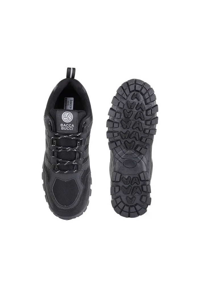 Bacca Bucci Onyx Black EverTrek Outdoor Hiking Boots-All-Terrain Grip for Men | Best Price UAE